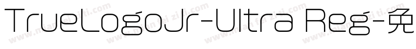 TrueLogoJr-Ultra Reg字体转换